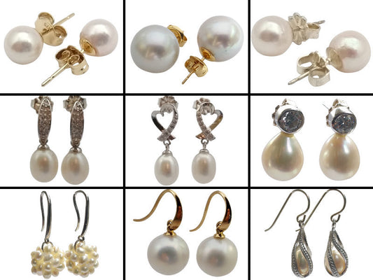 Pearl Earrings Montage