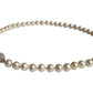 Freshwater Pearl Necklace 8-9mm On Sterling Silver Magnetic Clasp Angled View With Clasp on Side